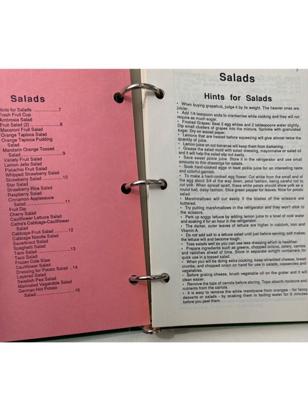Immanuel Lutheran Church Cookbook 1987 Vtg Recipe Collection Ring Bound Canning - Picture 14 of 16